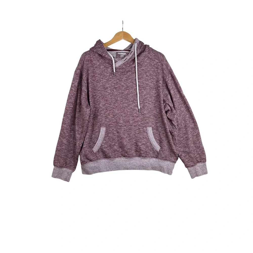 Express Hooded Fleece Pullover size XL Red